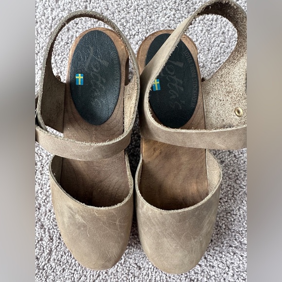 Swedish Clogs Highwood Taupe Clogs in brown base - Lotta from Stockholm - Picture 3 of 11